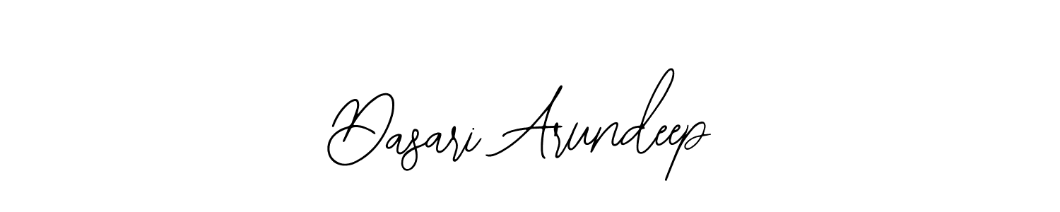 Also we have Dasari Arundeep name is the best signature style. Create professional handwritten signature collection using Bearetta-2O07w autograph style. Dasari Arundeep signature style 12 images and pictures png