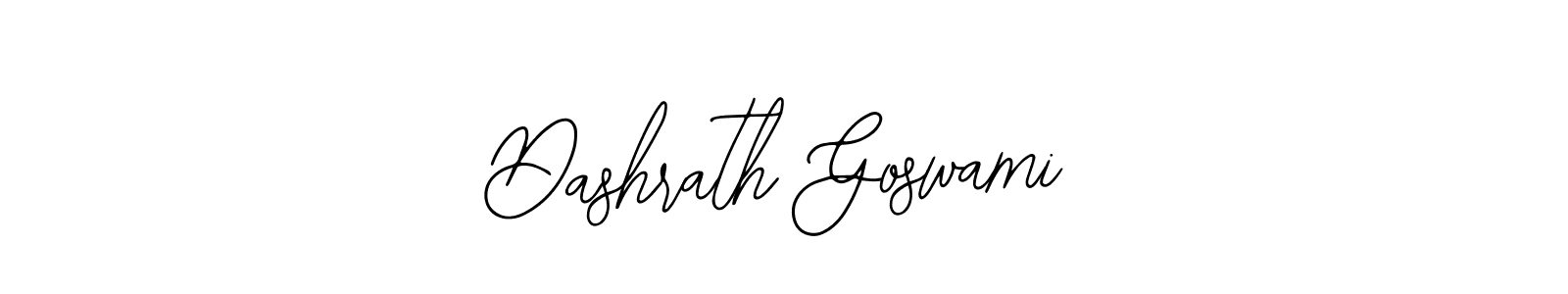 How to make Dashrath Goswami name signature. Use Bearetta-2O07w style for creating short signs online. This is the latest handwritten sign. Dashrath Goswami signature style 12 images and pictures png