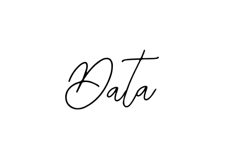 How to make Data  signature? Bearetta-2O07w is a professional autograph style. Create handwritten signature for Data  name. Data  signature style 12 images and pictures png