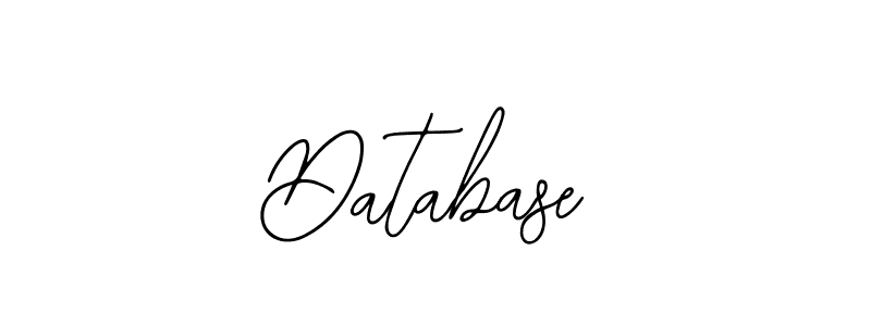 How to make Database signature? Bearetta-2O07w is a professional autograph style. Create handwritten signature for Database name. Database signature style 12 images and pictures png