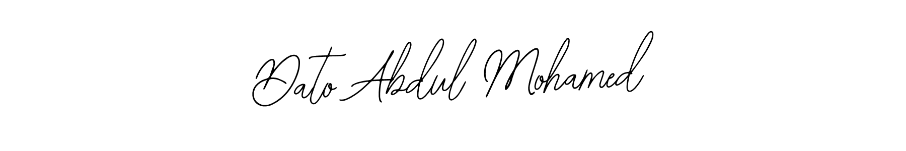Create a beautiful signature design for name Dato Abdul Mohamed. With this signature (Bearetta-2O07w) fonts, you can make a handwritten signature for free. Dato Abdul Mohamed signature style 12 images and pictures png