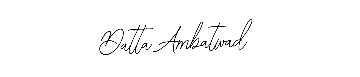 Make a short Datta Ambatwad signature style. Manage your documents anywhere anytime using Bearetta-2O07w. Create and add eSignatures, submit forms, share and send files easily. Datta Ambatwad signature style 12 images and pictures png