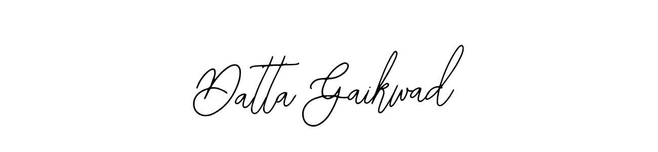 How to make Datta Gaikwad name signature. Use Bearetta-2O07w style for creating short signs online. This is the latest handwritten sign. Datta Gaikwad signature style 12 images and pictures png