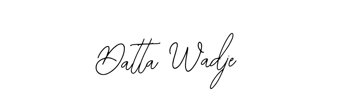 Datta Wadje stylish signature style. Best Handwritten Sign (Bearetta-2O07w) for my name. Handwritten Signature Collection Ideas for my name Datta Wadje. Datta Wadje signature style 12 images and pictures png