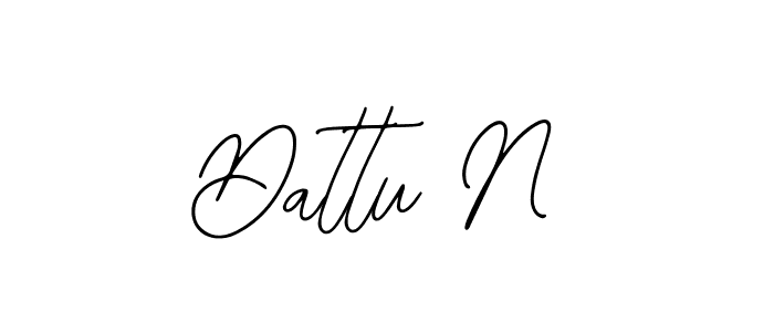 if you are searching for the best signature style for your name Dattu N. so please give up your signature search. here we have designed multiple signature styles  using Bearetta-2O07w. Dattu N signature style 12 images and pictures png