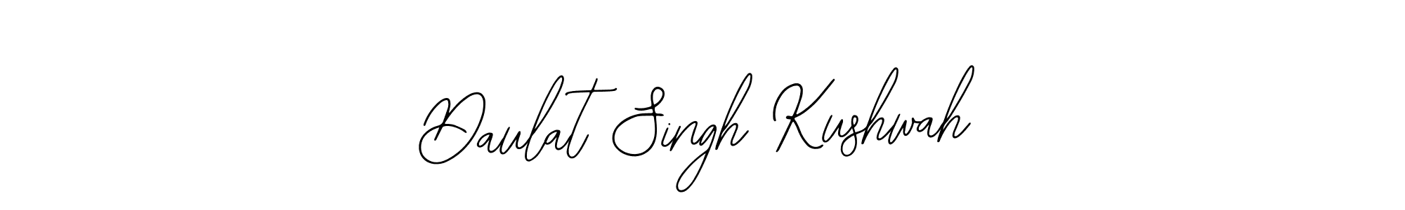 Design your own signature with our free online signature maker. With this signature software, you can create a handwritten (Bearetta-2O07w) signature for name Daulat Singh Kushwah. Daulat Singh Kushwah signature style 12 images and pictures png
