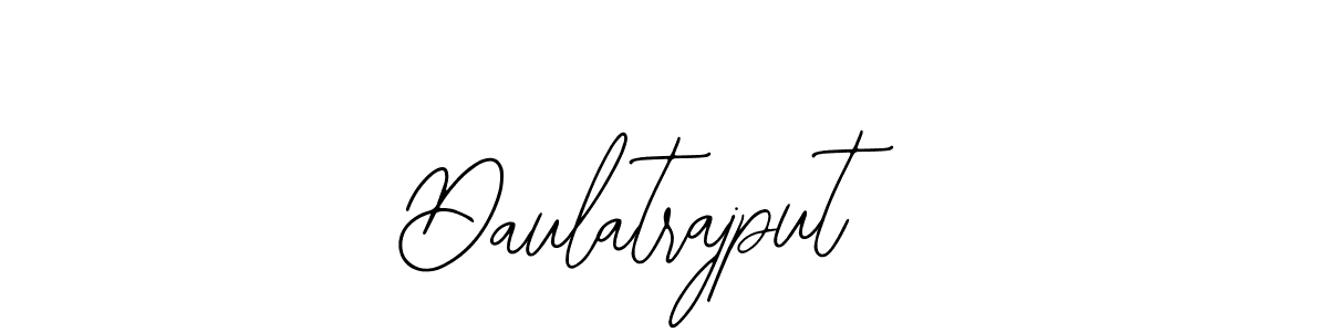 You should practise on your own different ways (Bearetta-2O07w) to write your name (Daulatrajput) in signature. don't let someone else do it for you. Daulatrajput signature style 12 images and pictures png
