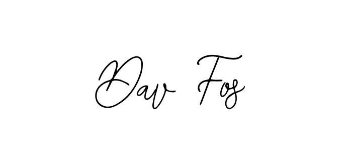 Use a signature maker to create a handwritten signature online. With this signature software, you can design (Bearetta-2O07w) your own signature for name Dav Fos. Dav Fos signature style 12 images and pictures png