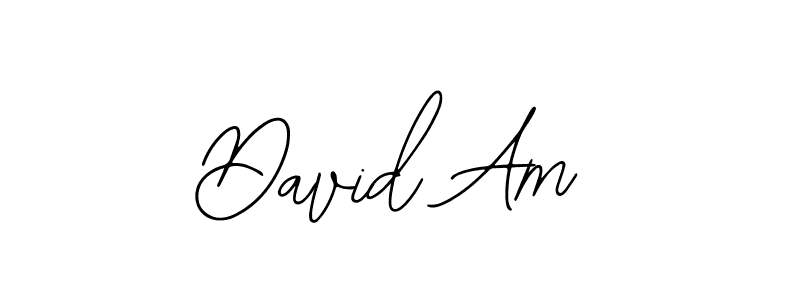 Design your own signature with our free online signature maker. With this signature software, you can create a handwritten (Bearetta-2O07w) signature for name David Am. David Am signature style 12 images and pictures png