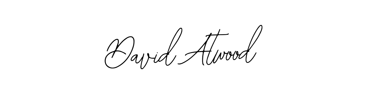 How to make David Atwood name signature. Use Bearetta-2O07w style for creating short signs online. This is the latest handwritten sign. David Atwood signature style 12 images and pictures png