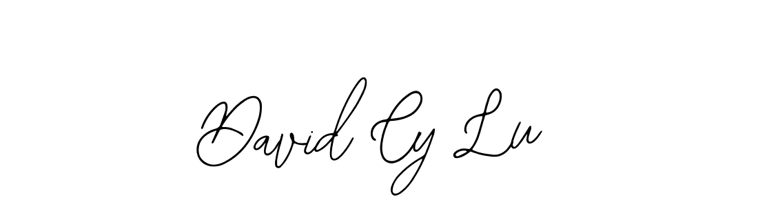 Bearetta-2O07w is a professional signature style that is perfect for those who want to add a touch of class to their signature. It is also a great choice for those who want to make their signature more unique. Get David Cy Lu name to fancy signature for free. David Cy Lu signature style 12 images and pictures png