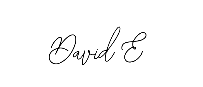 How to make David E signature? Bearetta-2O07w is a professional autograph style. Create handwritten signature for David E name. David E signature style 12 images and pictures png