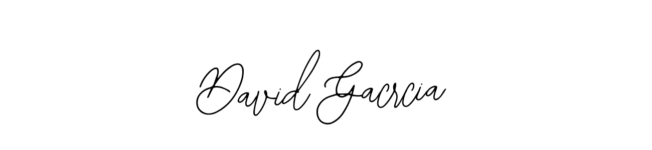How to make David Gacrcia name signature. Use Bearetta-2O07w style for creating short signs online. This is the latest handwritten sign. David Gacrcia signature style 12 images and pictures png
