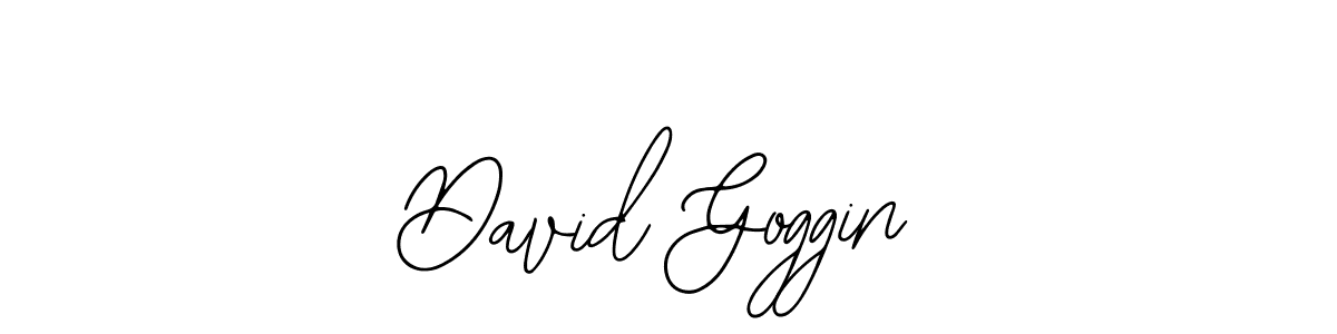 How to make David Goggin name signature. Use Bearetta-2O07w style for creating short signs online. This is the latest handwritten sign. David Goggin signature style 12 images and pictures png