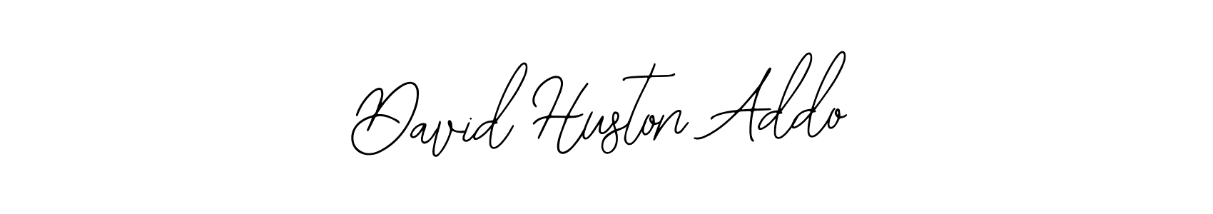 How to make David Huston Addo name signature. Use Bearetta-2O07w style for creating short signs online. This is the latest handwritten sign. David Huston Addo signature style 12 images and pictures png