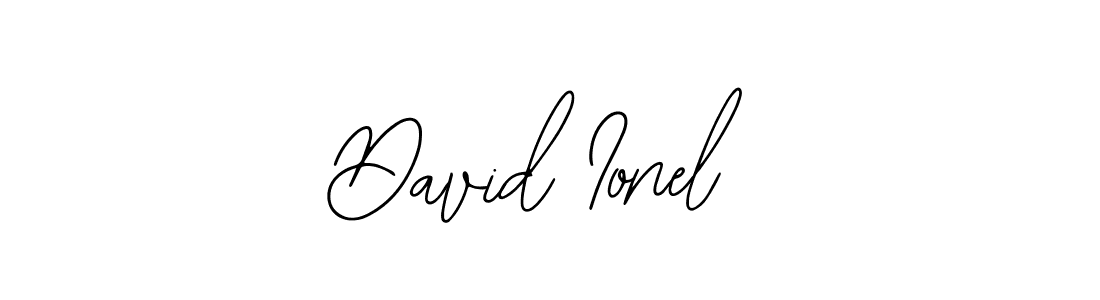 David Ionel stylish signature style. Best Handwritten Sign (Bearetta-2O07w) for my name. Handwritten Signature Collection Ideas for my name David Ionel. David Ionel signature style 12 images and pictures png