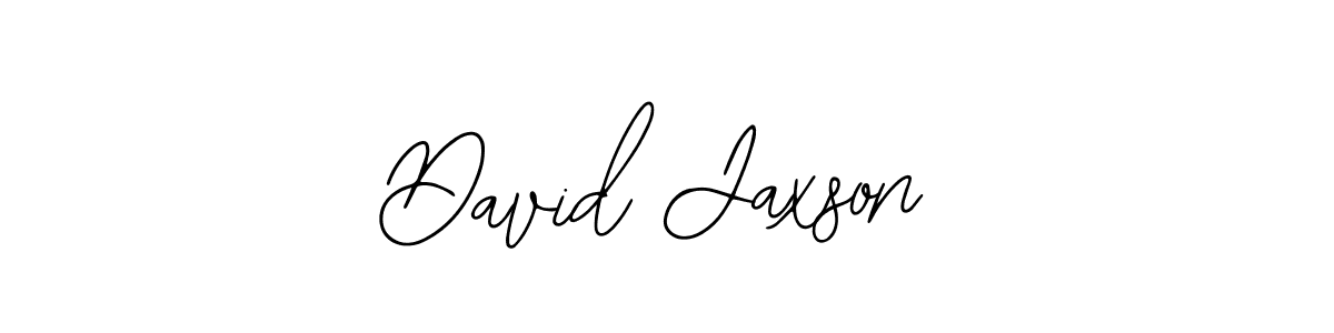 You should practise on your own different ways (Bearetta-2O07w) to write your name (David Jaxson) in signature. don't let someone else do it for you. David Jaxson signature style 12 images and pictures png