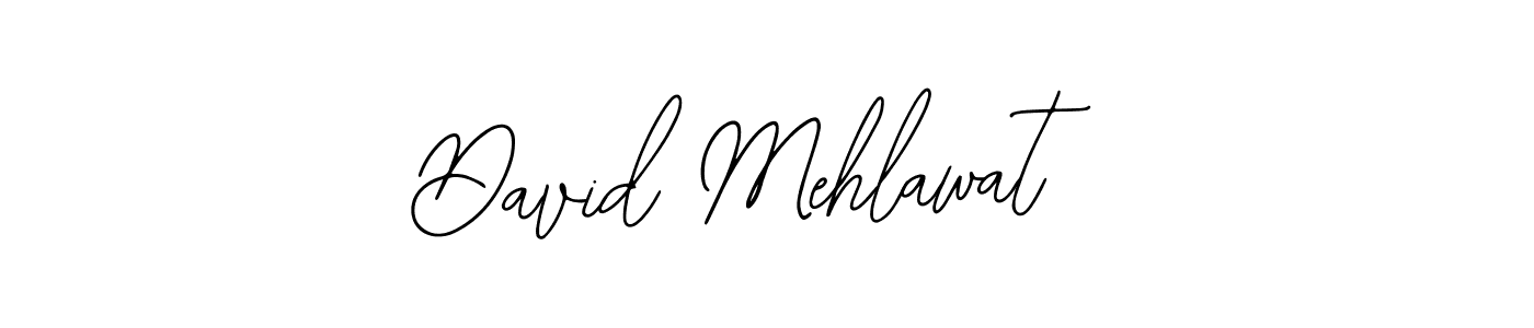 How to make David Mehlawat name signature. Use Bearetta-2O07w style for creating short signs online. This is the latest handwritten sign. David Mehlawat signature style 12 images and pictures png