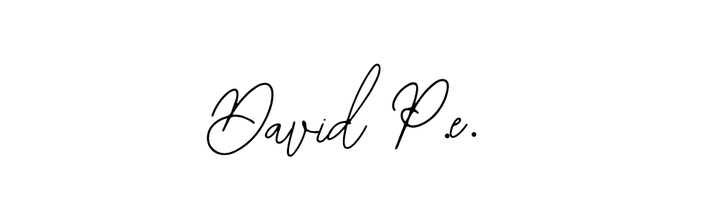 if you are searching for the best signature style for your name David P.e.. so please give up your signature search. here we have designed multiple signature styles  using Bearetta-2O07w. David P.e. signature style 12 images and pictures png
