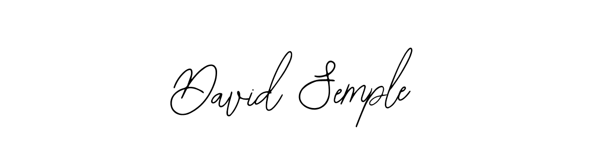How to make David Semple signature? Bearetta-2O07w is a professional autograph style. Create handwritten signature for David Semple name. David Semple signature style 12 images and pictures png