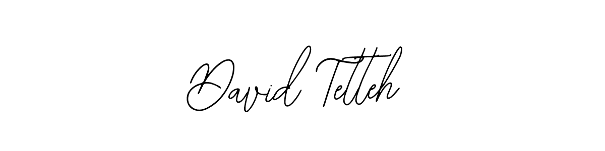 You should practise on your own different ways (Bearetta-2O07w) to write your name (David Tetteh) in signature. don't let someone else do it for you. David Tetteh signature style 12 images and pictures png