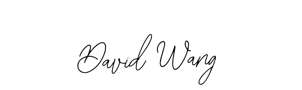 Bearetta-2O07w is a professional signature style that is perfect for those who want to add a touch of class to their signature. It is also a great choice for those who want to make their signature more unique. Get David Wang name to fancy signature for free. David Wang signature style 12 images and pictures png