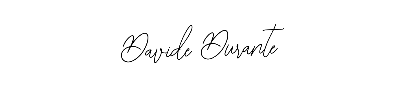 Design your own signature with our free online signature maker. With this signature software, you can create a handwritten (Bearetta-2O07w) signature for name Davide Durante. Davide Durante signature style 12 images and pictures png