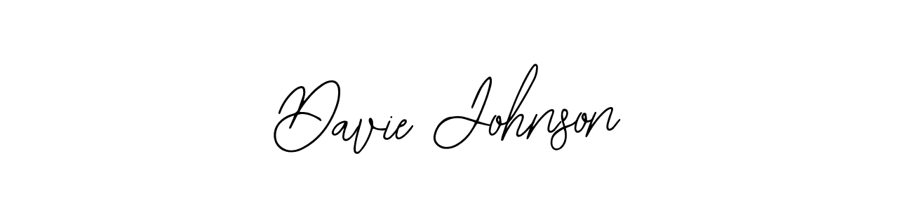 Use a signature maker to create a handwritten signature online. With this signature software, you can design (Bearetta-2O07w) your own signature for name Davie Johnson. Davie Johnson signature style 12 images and pictures png