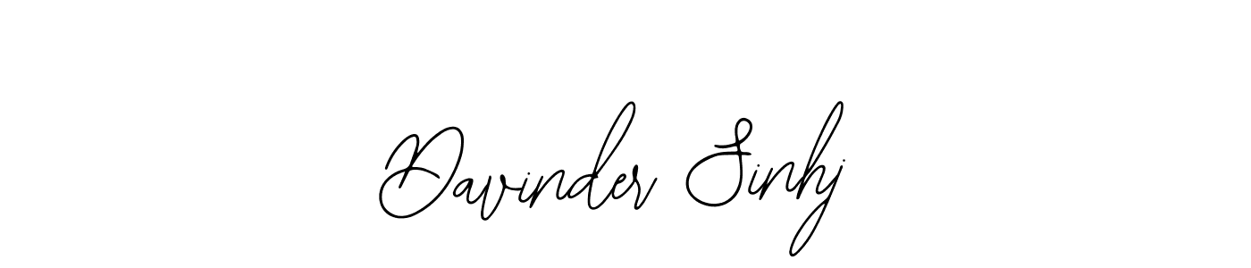 Use a signature maker to create a handwritten signature online. With this signature software, you can design (Bearetta-2O07w) your own signature for name Davinder Sinhj. Davinder Sinhj signature style 12 images and pictures png