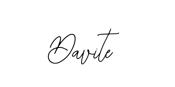 Create a beautiful signature design for name Davite. With this signature (Bearetta-2O07w) fonts, you can make a handwritten signature for free. Davite signature style 12 images and pictures png