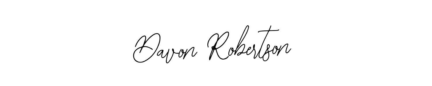 Davon Robertson stylish signature style. Best Handwritten Sign (Bearetta-2O07w) for my name. Handwritten Signature Collection Ideas for my name Davon Robertson. Davon Robertson signature style 12 images and pictures png