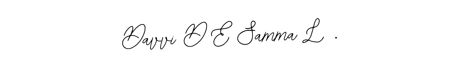 The best way (Bearetta-2O07w) to make a short signature is to pick only two or three words in your name. The name Davvi D E Samma L . include a total of six letters. For converting this name. Davvi D E Samma L . signature style 12 images and pictures png