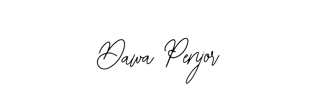 Design your own signature with our free online signature maker. With this signature software, you can create a handwritten (Bearetta-2O07w) signature for name Dawa Penjor. Dawa Penjor signature style 12 images and pictures png