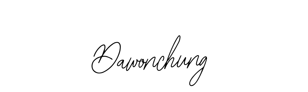 Dawonchung stylish signature style. Best Handwritten Sign (Bearetta-2O07w) for my name. Handwritten Signature Collection Ideas for my name Dawonchung. Dawonchung signature style 12 images and pictures png