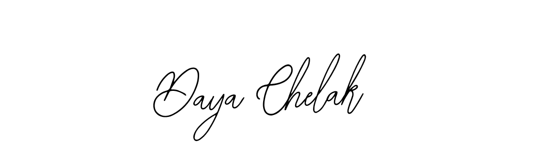 Design your own signature with our free online signature maker. With this signature software, you can create a handwritten (Bearetta-2O07w) signature for name Daya Chelak. Daya Chelak signature style 12 images and pictures png