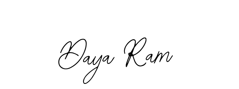 How to make Daya Ram name signature. Use Bearetta-2O07w style for creating short signs online. This is the latest handwritten sign. Daya Ram signature style 12 images and pictures png