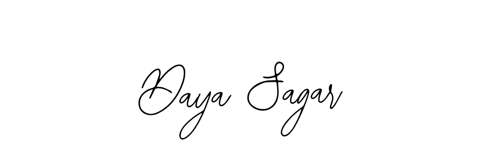 Bearetta-2O07w is a professional signature style that is perfect for those who want to add a touch of class to their signature. It is also a great choice for those who want to make their signature more unique. Get Daya Sagar name to fancy signature for free. Daya Sagar signature style 12 images and pictures png