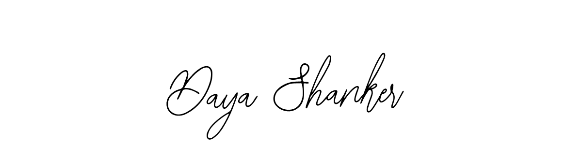 if you are searching for the best signature style for your name Daya Shanker. so please give up your signature search. here we have designed multiple signature styles  using Bearetta-2O07w. Daya Shanker signature style 12 images and pictures png