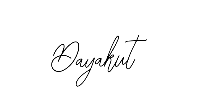 How to make Dayakut name signature. Use Bearetta-2O07w style for creating short signs online. This is the latest handwritten sign. Dayakut signature style 12 images and pictures png