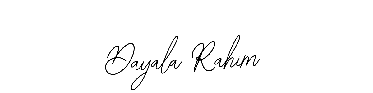 if you are searching for the best signature style for your name Dayala Rahim. so please give up your signature search. here we have designed multiple signature styles  using Bearetta-2O07w. Dayala Rahim signature style 12 images and pictures png