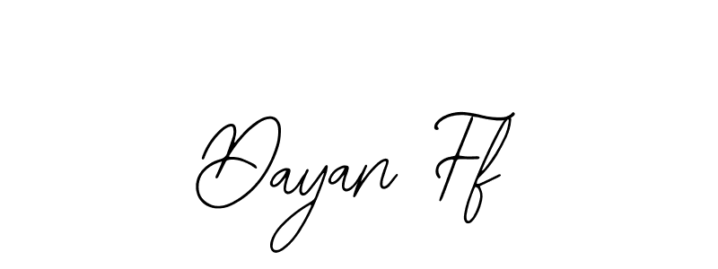 Design your own signature with our free online signature maker. With this signature software, you can create a handwritten (Bearetta-2O07w) signature for name Dayan Ff. Dayan Ff signature style 12 images and pictures png