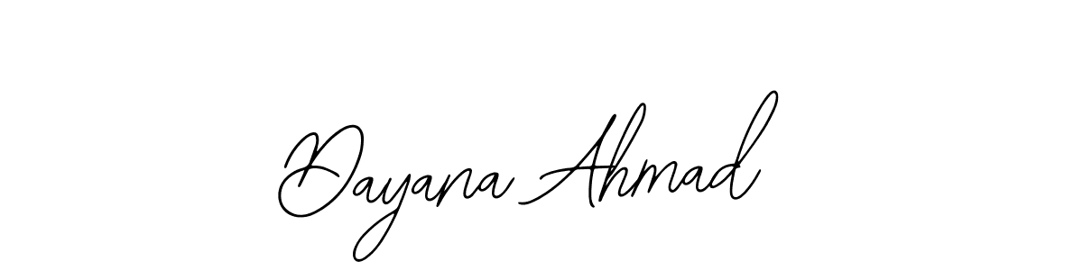 Design your own signature with our free online signature maker. With this signature software, you can create a handwritten (Bearetta-2O07w) signature for name Dayana Ahmad. Dayana Ahmad signature style 12 images and pictures png