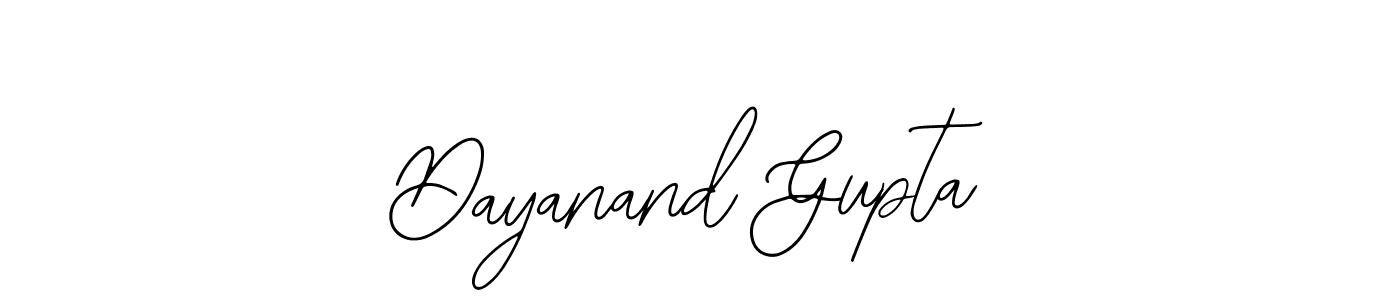 Use a signature maker to create a handwritten signature online. With this signature software, you can design (Bearetta-2O07w) your own signature for name Dayanand Gupta. Dayanand Gupta signature style 12 images and pictures png