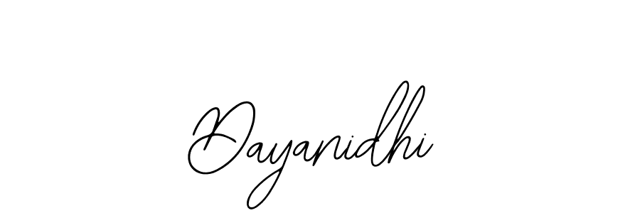 How to make Dayanidhi signature? Bearetta-2O07w is a professional autograph style. Create handwritten signature for Dayanidhi name. Dayanidhi signature style 12 images and pictures png