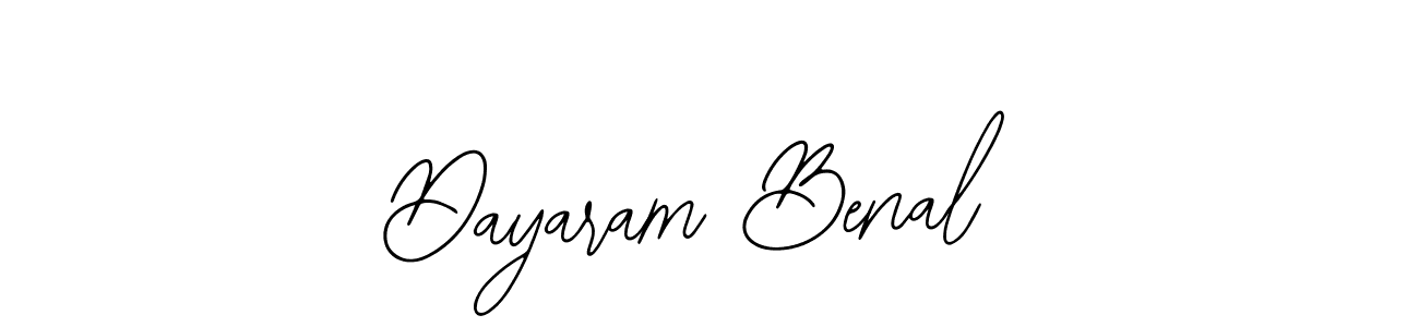 Also we have Dayaram Benal name is the best signature style. Create professional handwritten signature collection using Bearetta-2O07w autograph style. Dayaram Benal signature style 12 images and pictures png