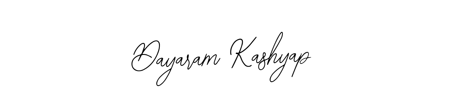Create a beautiful signature design for name Dayaram Kashyap. With this signature (Bearetta-2O07w) fonts, you can make a handwritten signature for free. Dayaram Kashyap signature style 12 images and pictures png