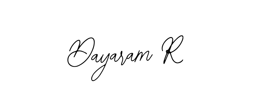 Bearetta-2O07w is a professional signature style that is perfect for those who want to add a touch of class to their signature. It is also a great choice for those who want to make their signature more unique. Get Dayaram R name to fancy signature for free. Dayaram R signature style 12 images and pictures png