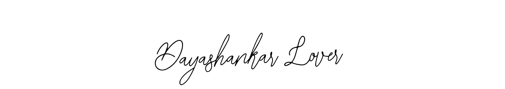 Design your own signature with our free online signature maker. With this signature software, you can create a handwritten (Bearetta-2O07w) signature for name Dayashankar Lover. Dayashankar Lover signature style 12 images and pictures png