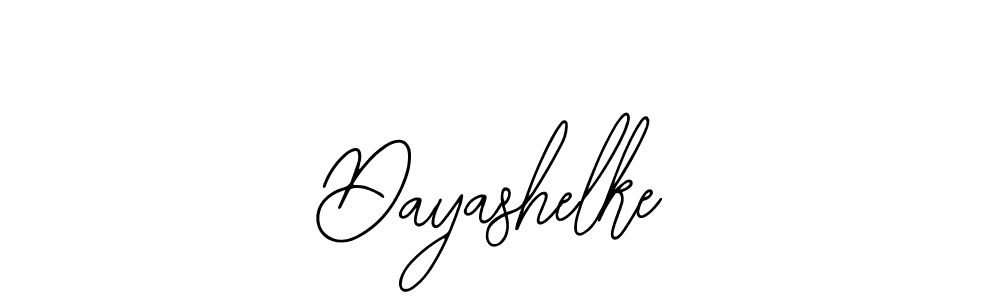 Design your own signature with our free online signature maker. With this signature software, you can create a handwritten (Bearetta-2O07w) signature for name Dayashelke. Dayashelke signature style 12 images and pictures png