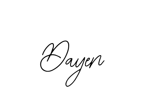 How to make Dayen signature? Bearetta-2O07w is a professional autograph style. Create handwritten signature for Dayen name. Dayen signature style 12 images and pictures png